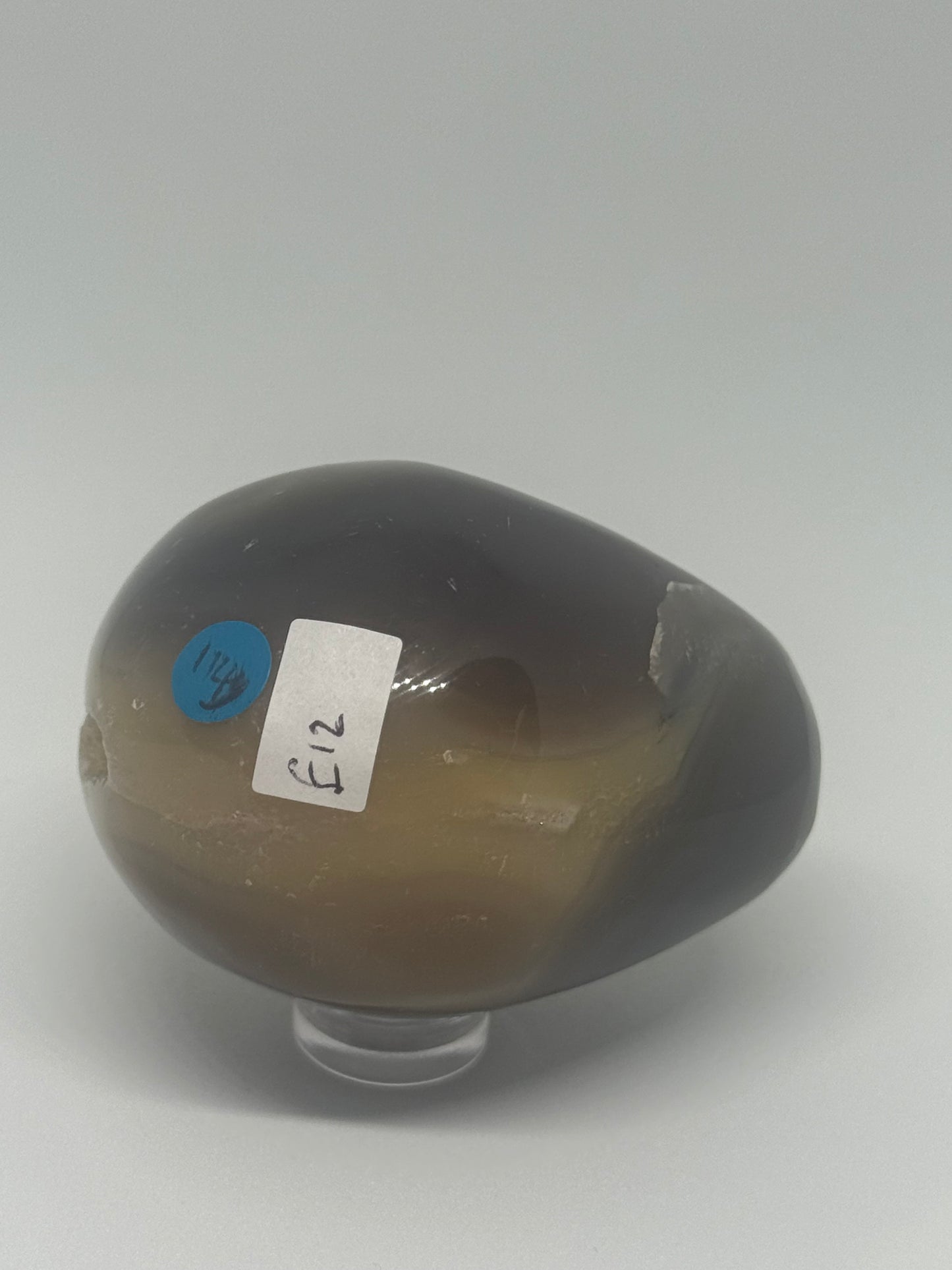 Agate Amethyst Egg