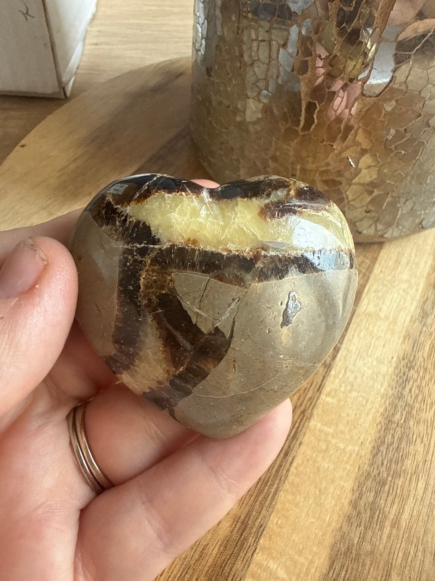 Septarian heart