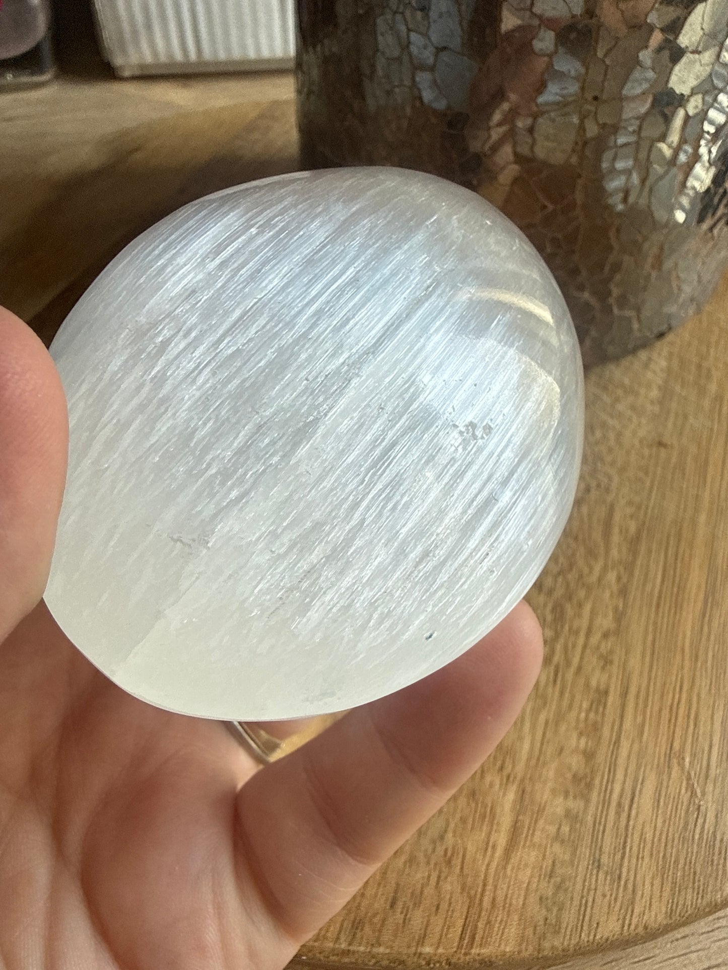 Selenite palm ( chosen intuitively )