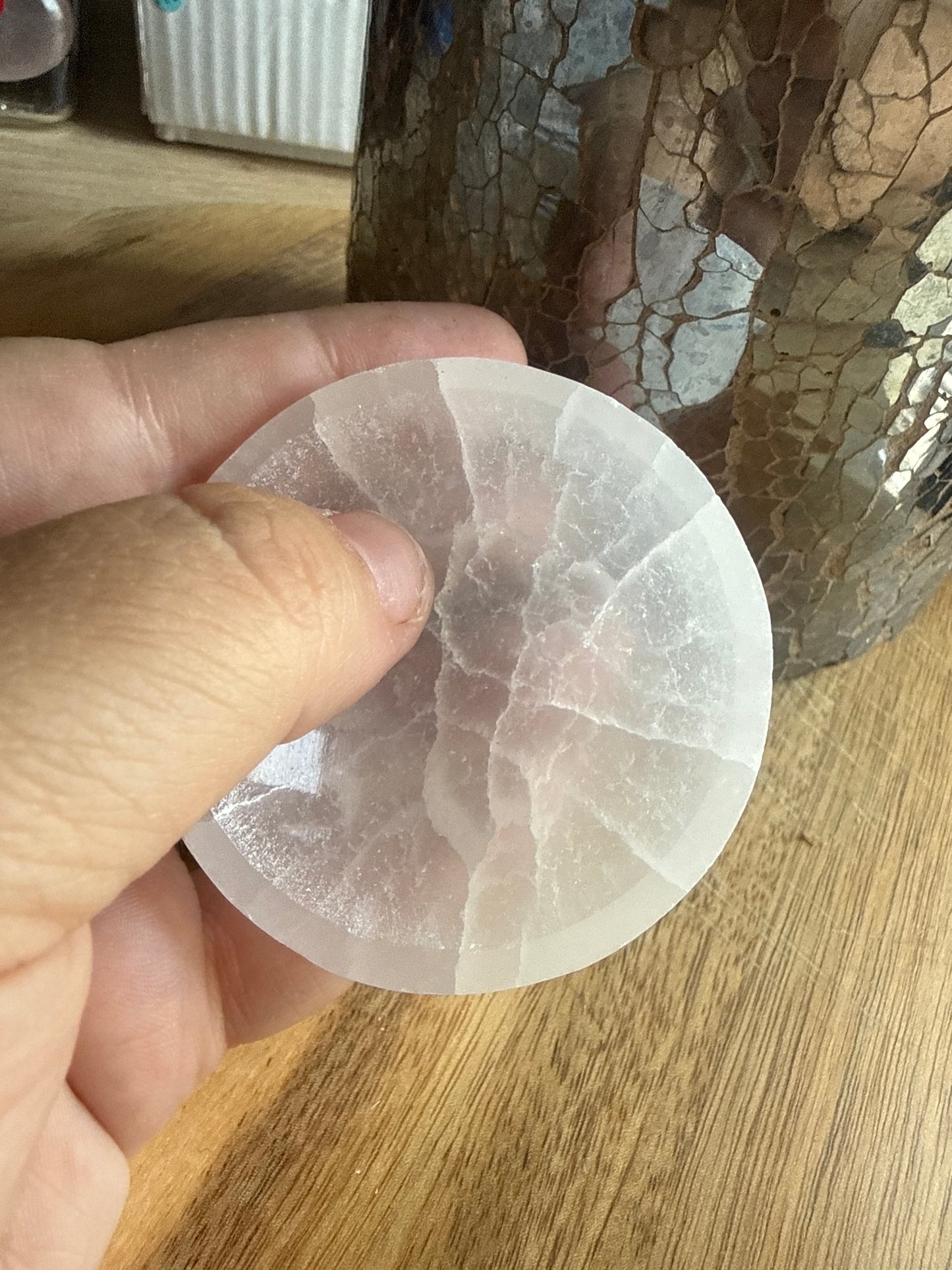Small selenite bowl (intuitively chosen)