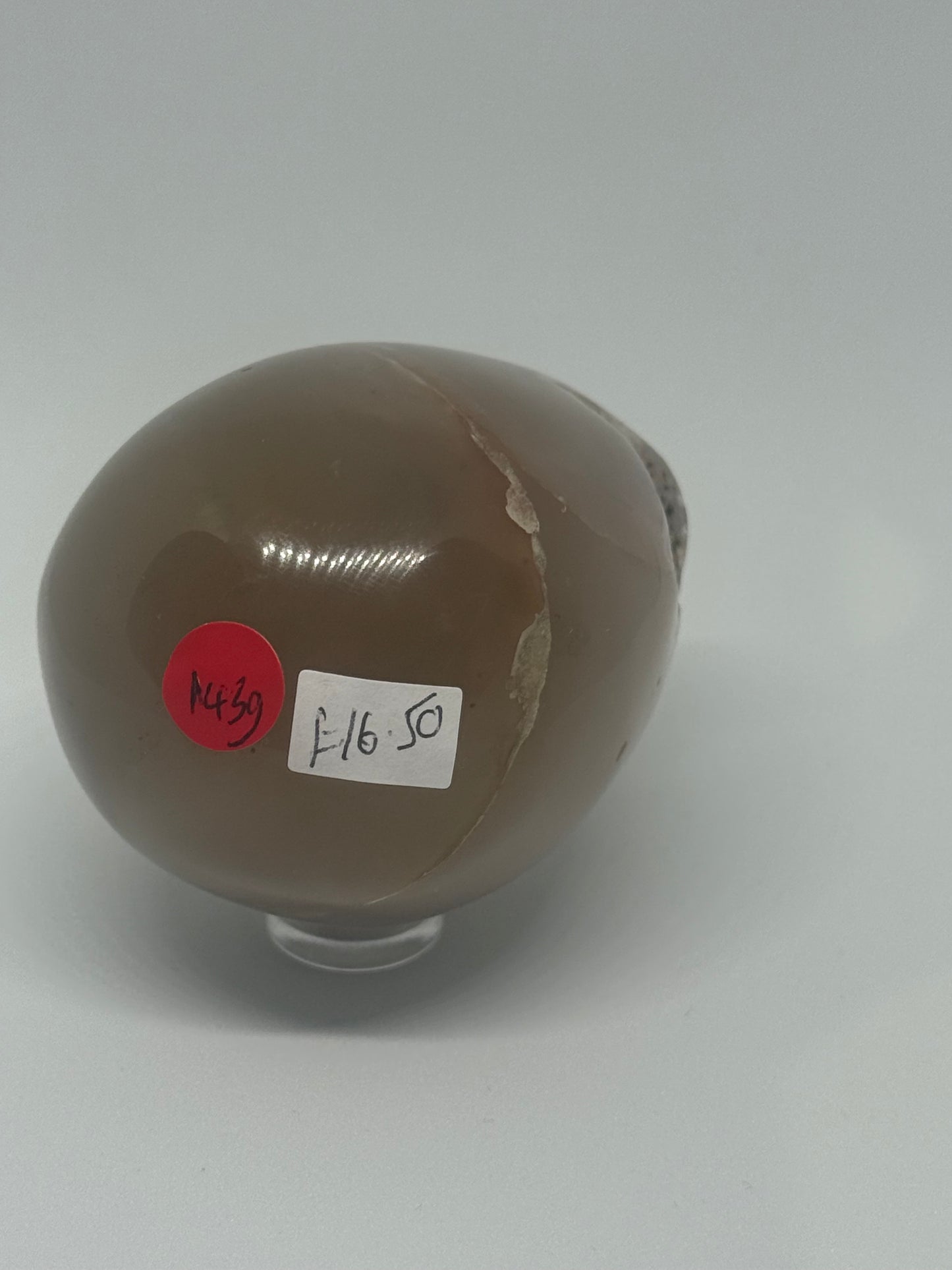 Agate Amethyst Egg