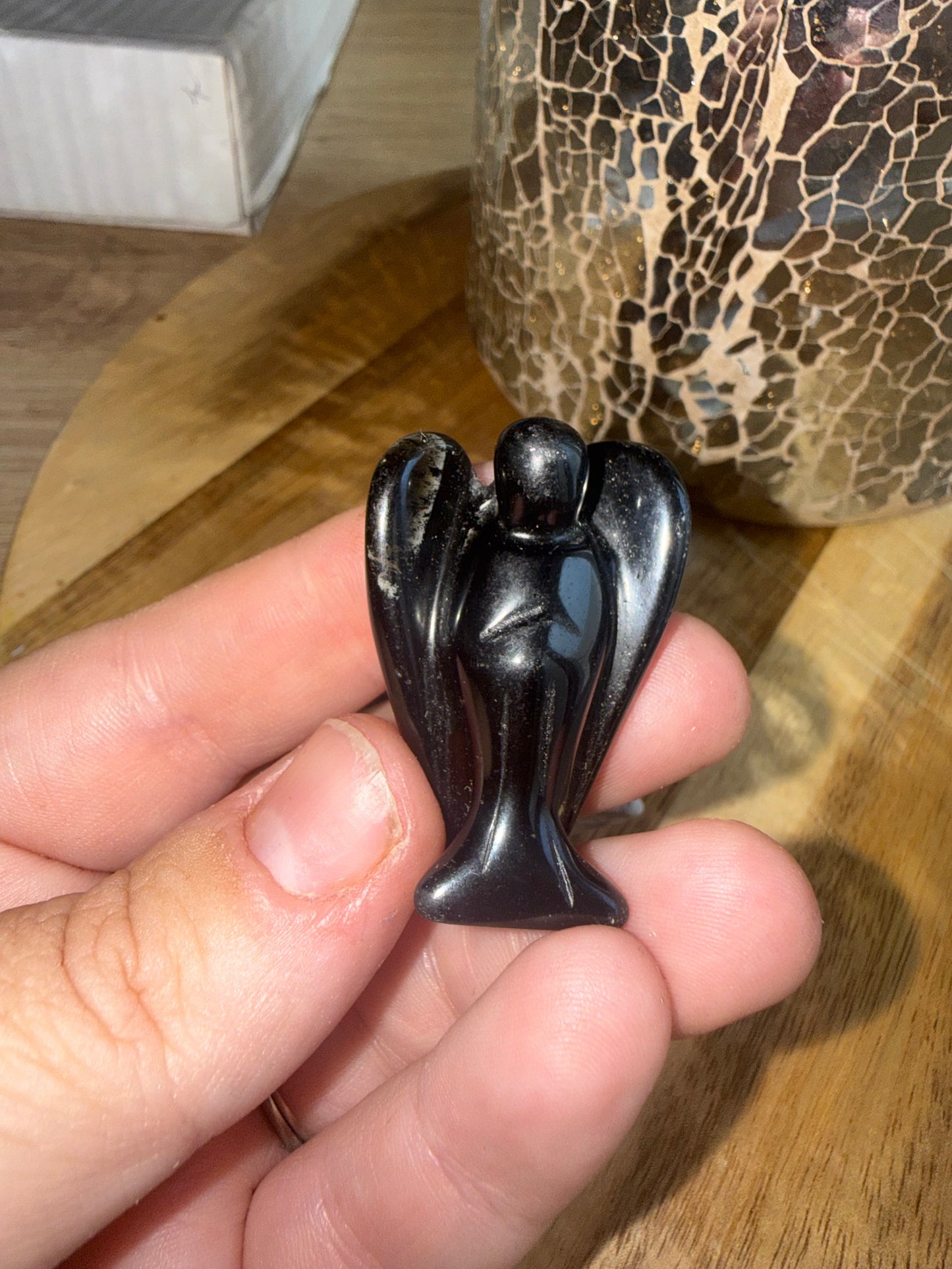 Black obsidian Angel