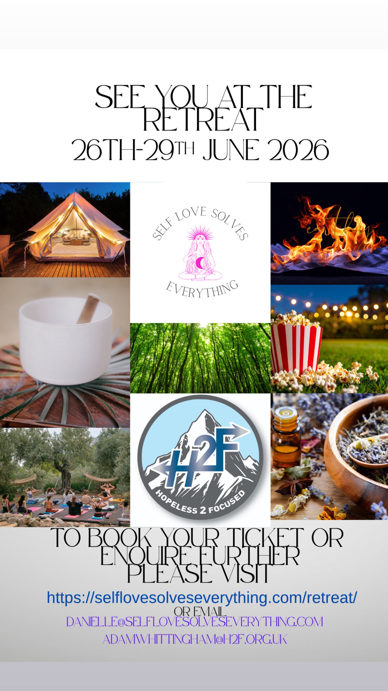 Retreat Herefordshire June 26-29th 2026
