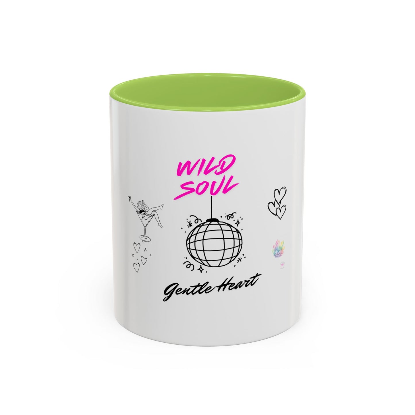 Wild Soul, Gentle Heart Accent Coffee Mug — 11/15oz
