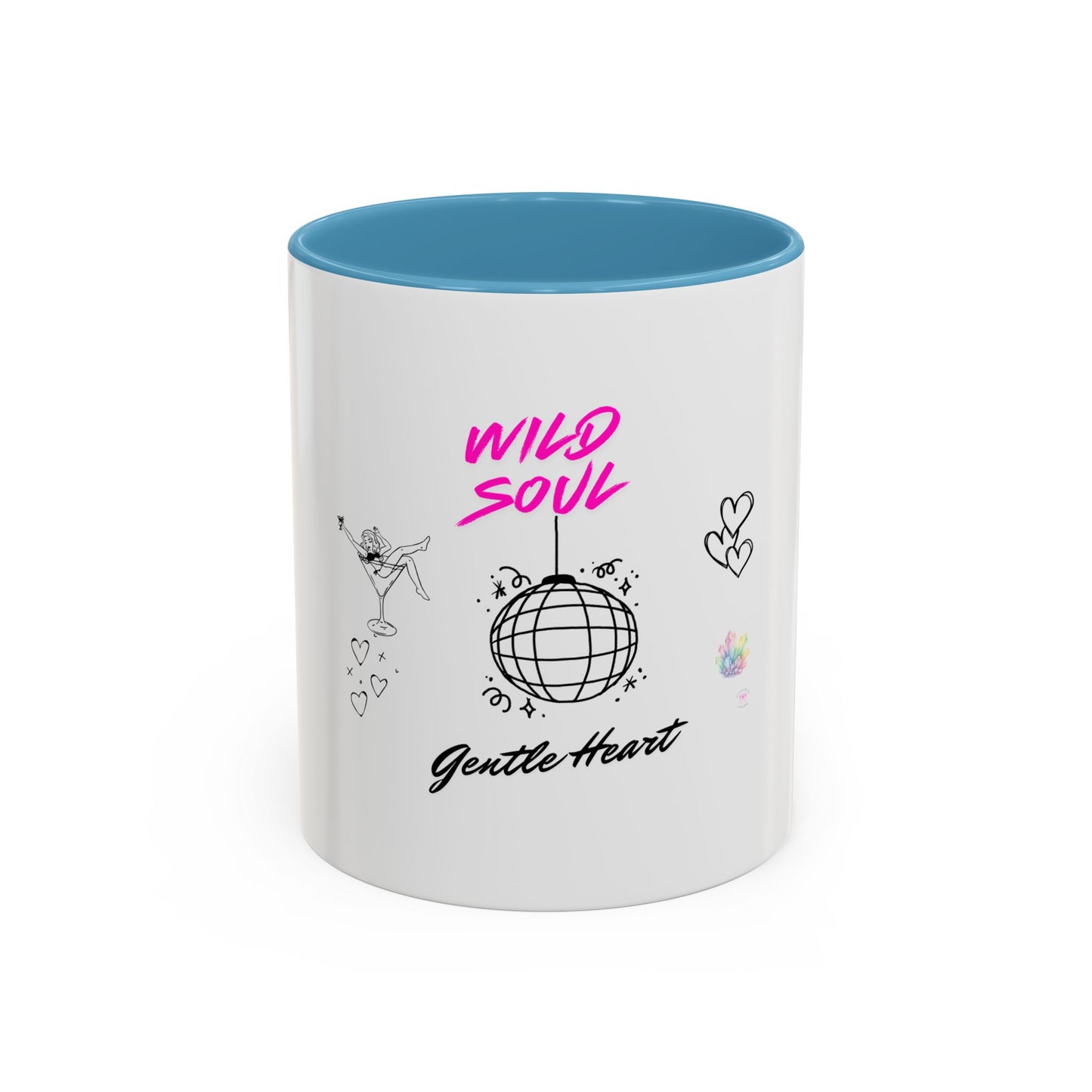 Wild Soul, Gentle Heart Accent Coffee Mug — 11/15oz