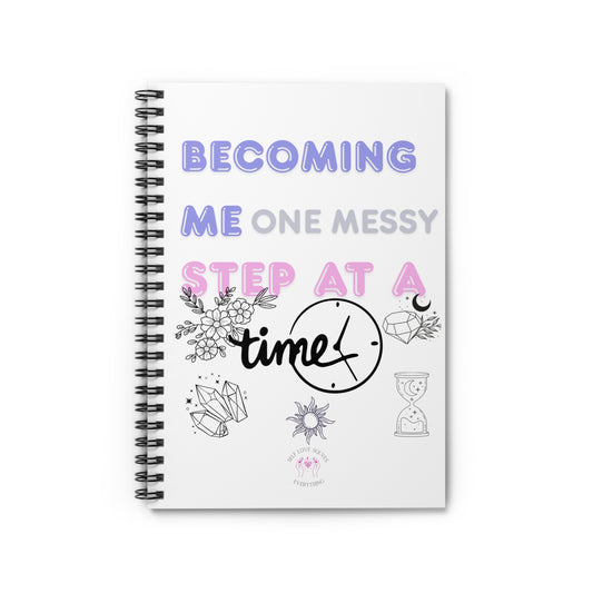 Inner Healing Spiral Notebook — Ruled Journal for Reflection & Time Tracking