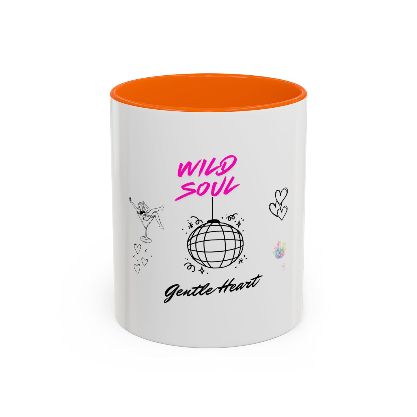 Wild Soul, Gentle Heart Accent Coffee Mug — 11/15oz