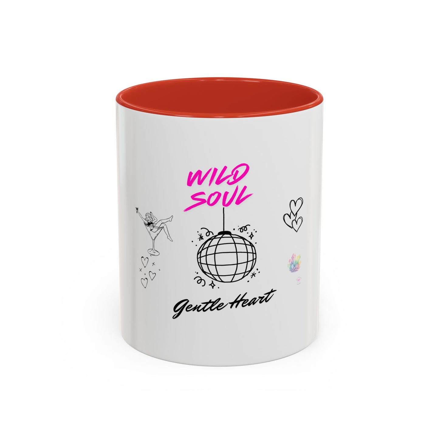 Wild Soul, Gentle Heart Accent Coffee Mug — 11/15oz