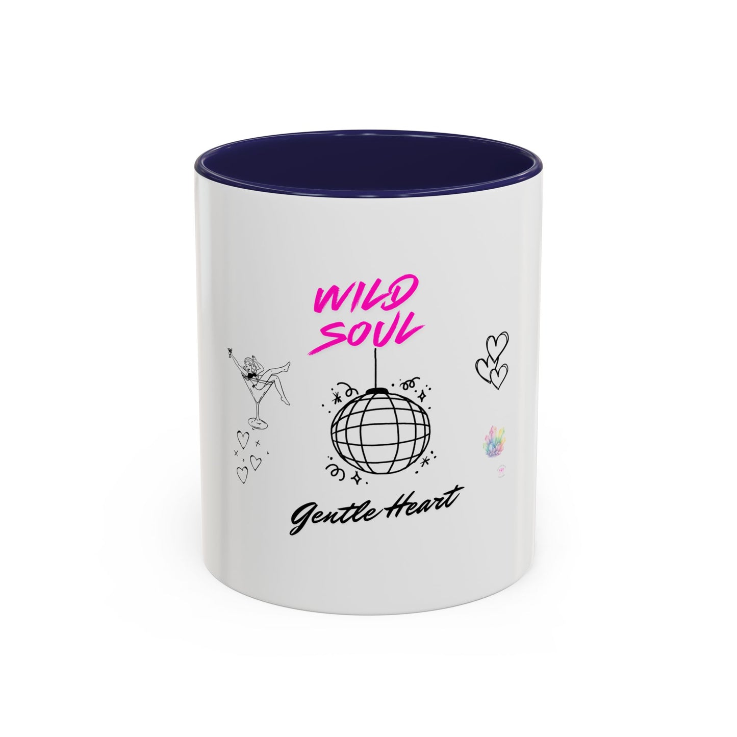Wild Soul, Gentle Heart Accent Coffee Mug — 11/15oz