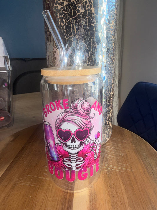 Glass - broke and bougie