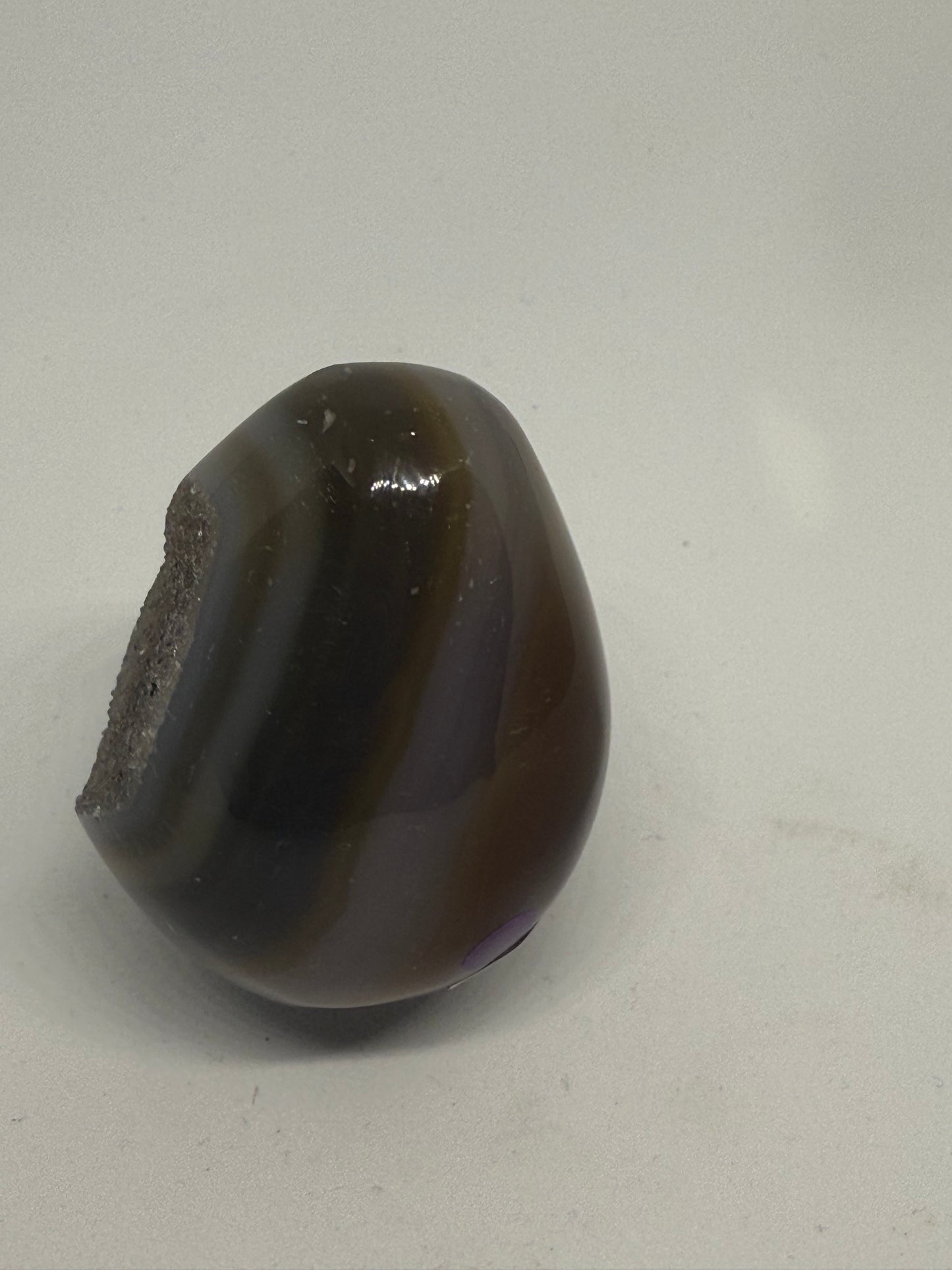 Agate Amethyst Egg