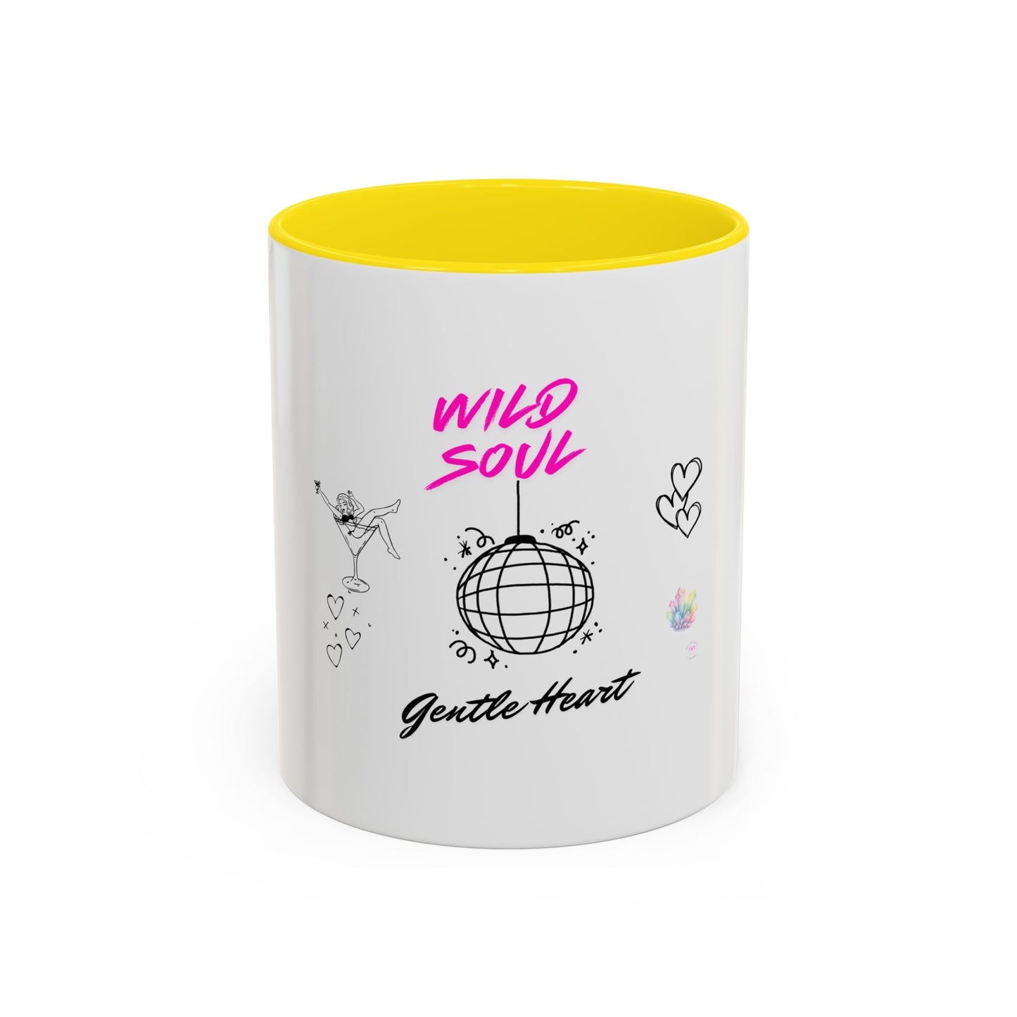 Wild Soul, Gentle Heart Accent Coffee Mug — 11/15oz