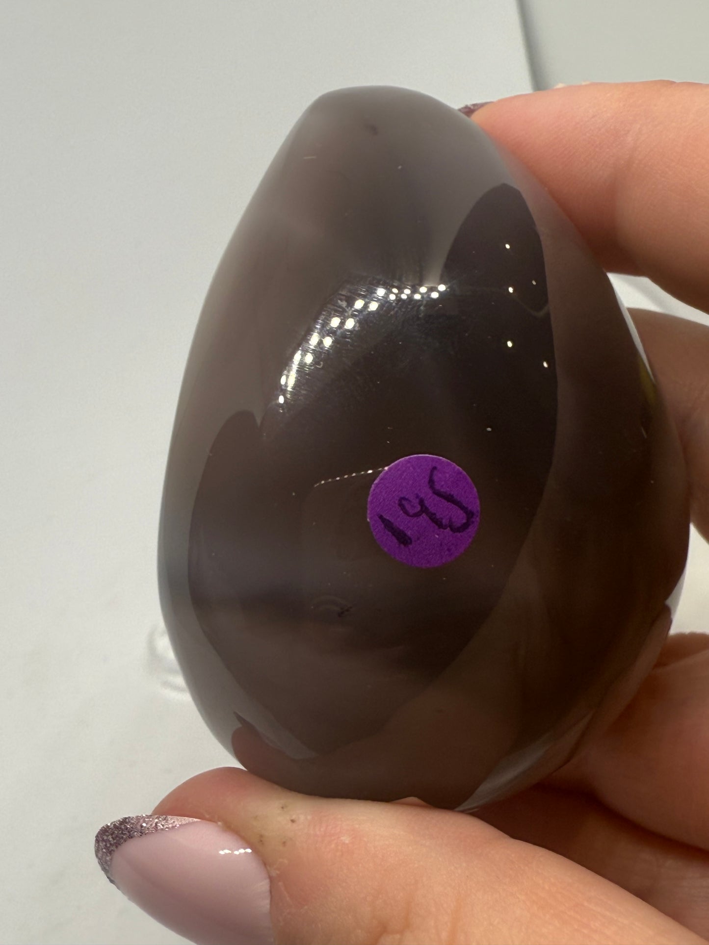 Agate Amethyst Egg