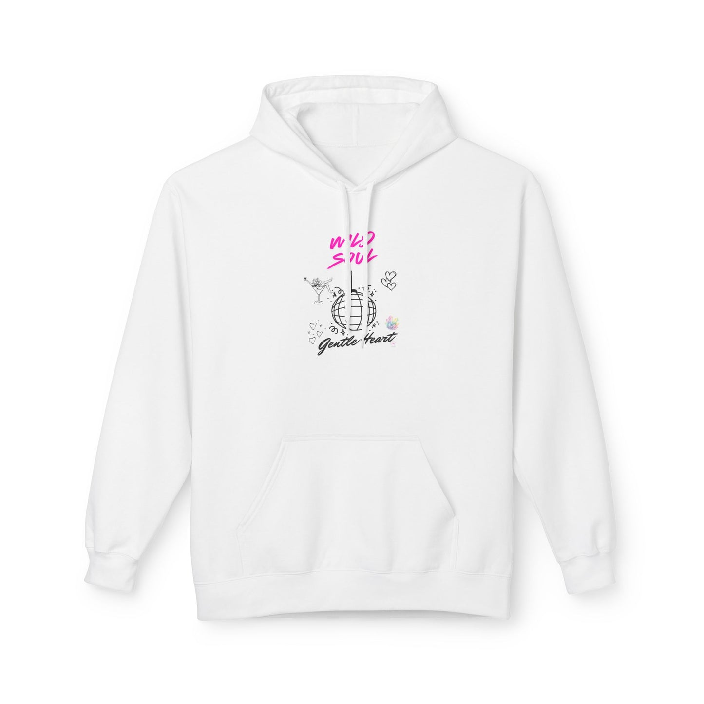 Girls World Floral Guitar Hoodie — "Girls World" Graphic Music Pullover