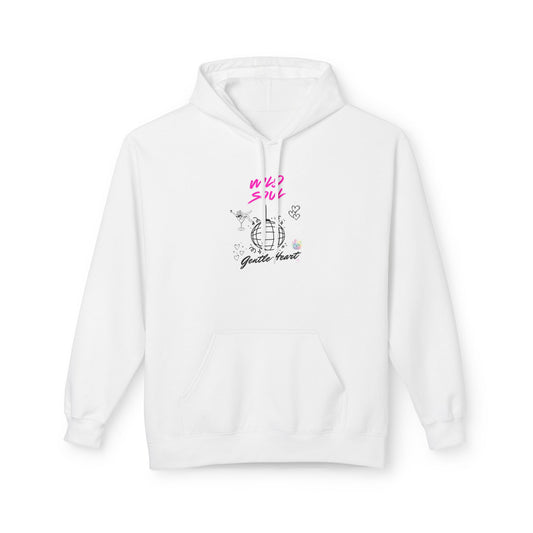 Girls World Floral Guitar Hoodie — "Girls World" Graphic Music Pullover
