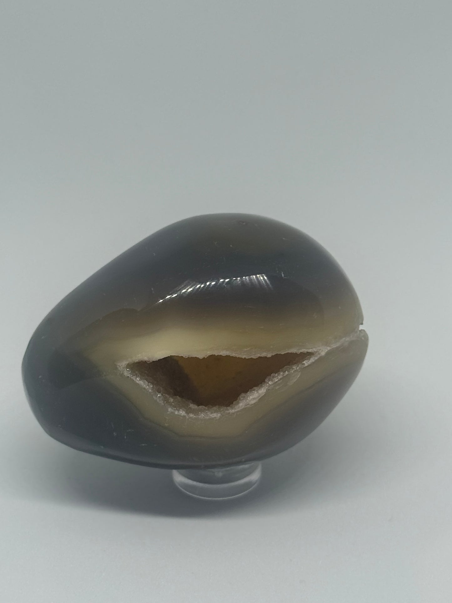Agate Amethyst Egg