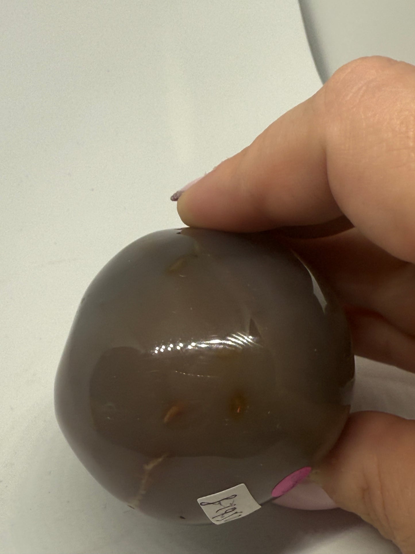 Agate Amethyst Egg