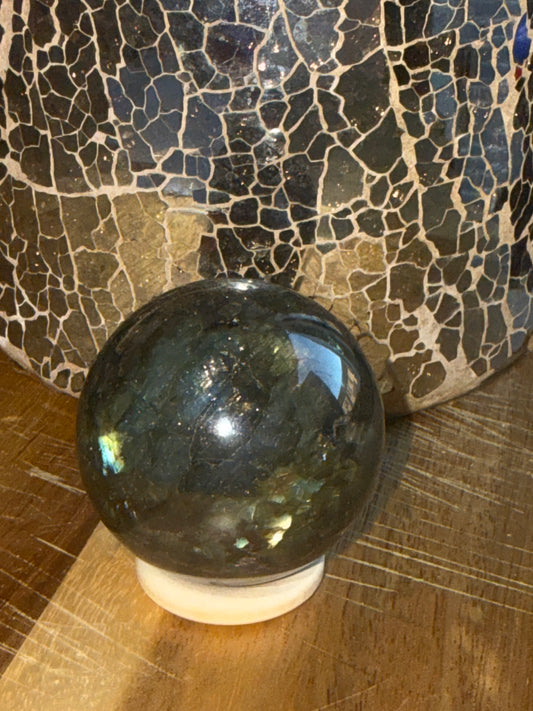 Labradorite sphere