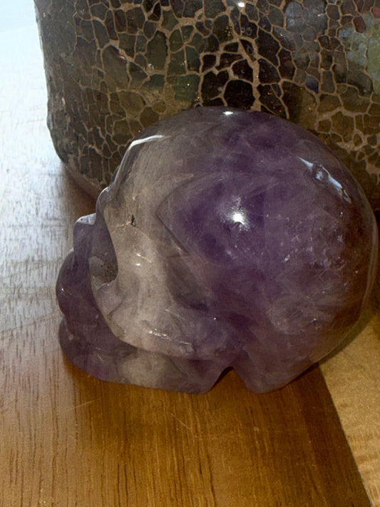 Dream amethyst skull