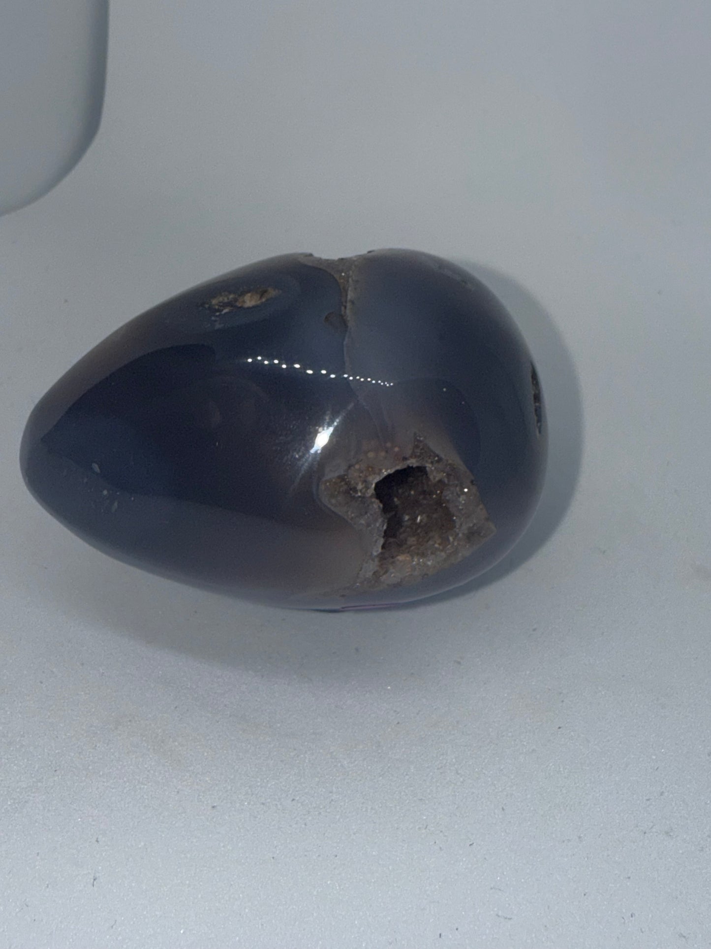 Agate Amethyst Egg