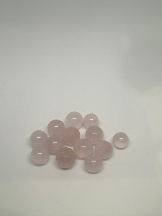 Rose Quartz Small Balls £3 each or 2 for £5.50