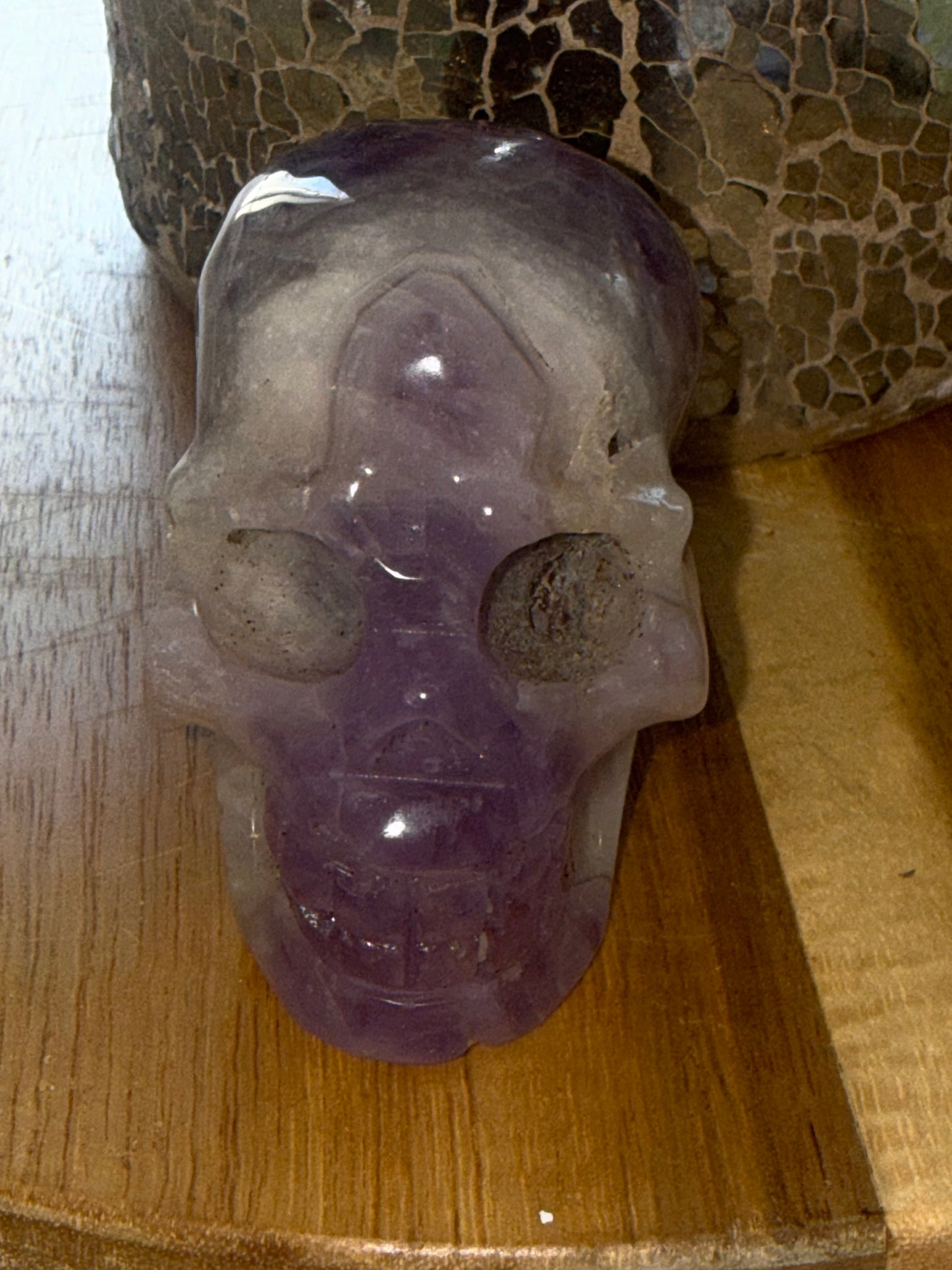 Dream amethyst skull