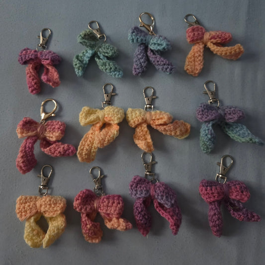 Handmade bow keyrings