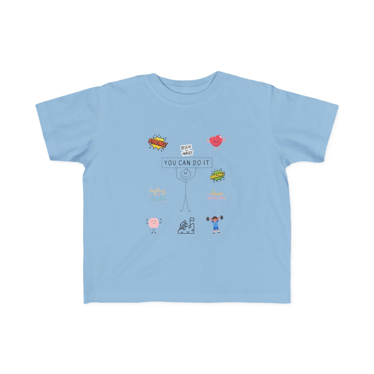 Toddler Tee — Cute 'You Can Do It' Motivational Kids Shirt