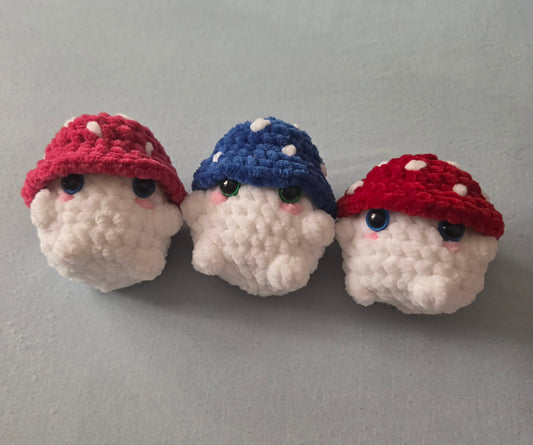 Handmade mushroom buddies