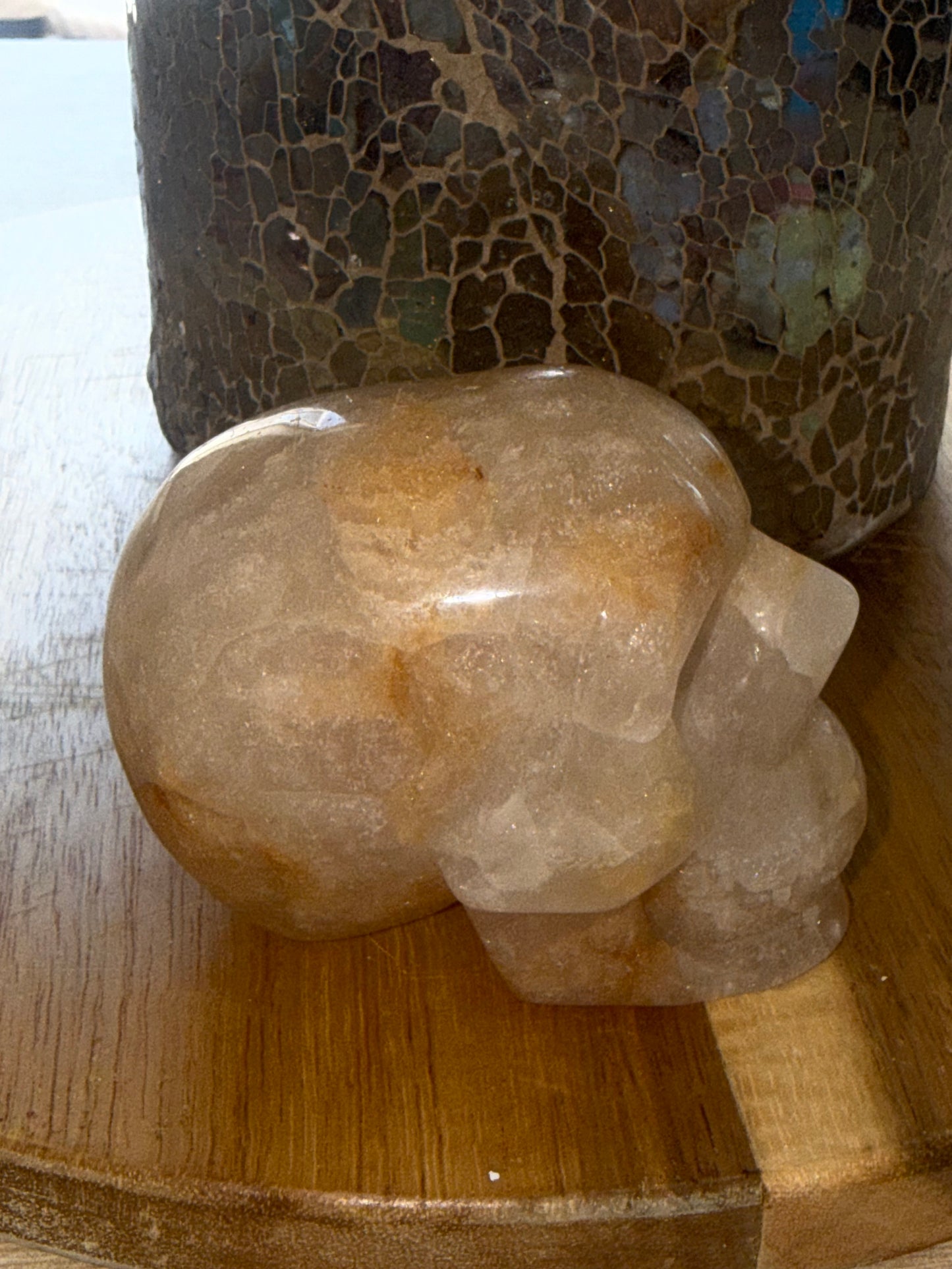 Golden healer skull