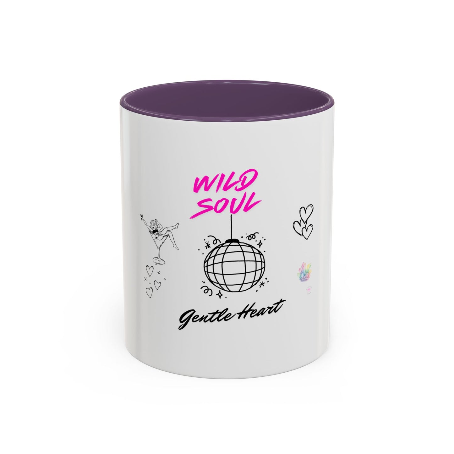 Wild Soul, Gentle Heart Accent Coffee Mug — 11/15oz