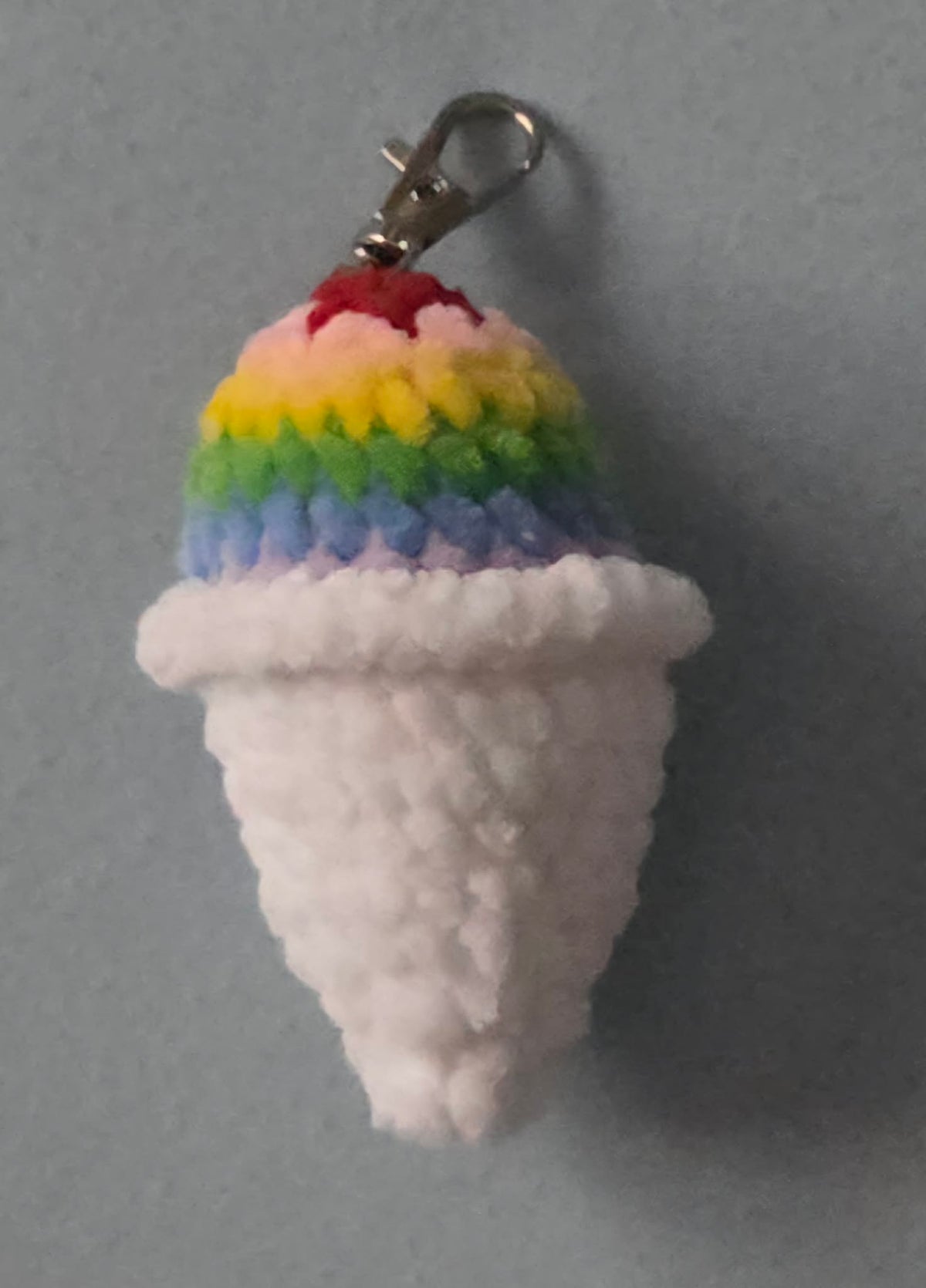 Handmade snowcone keyring