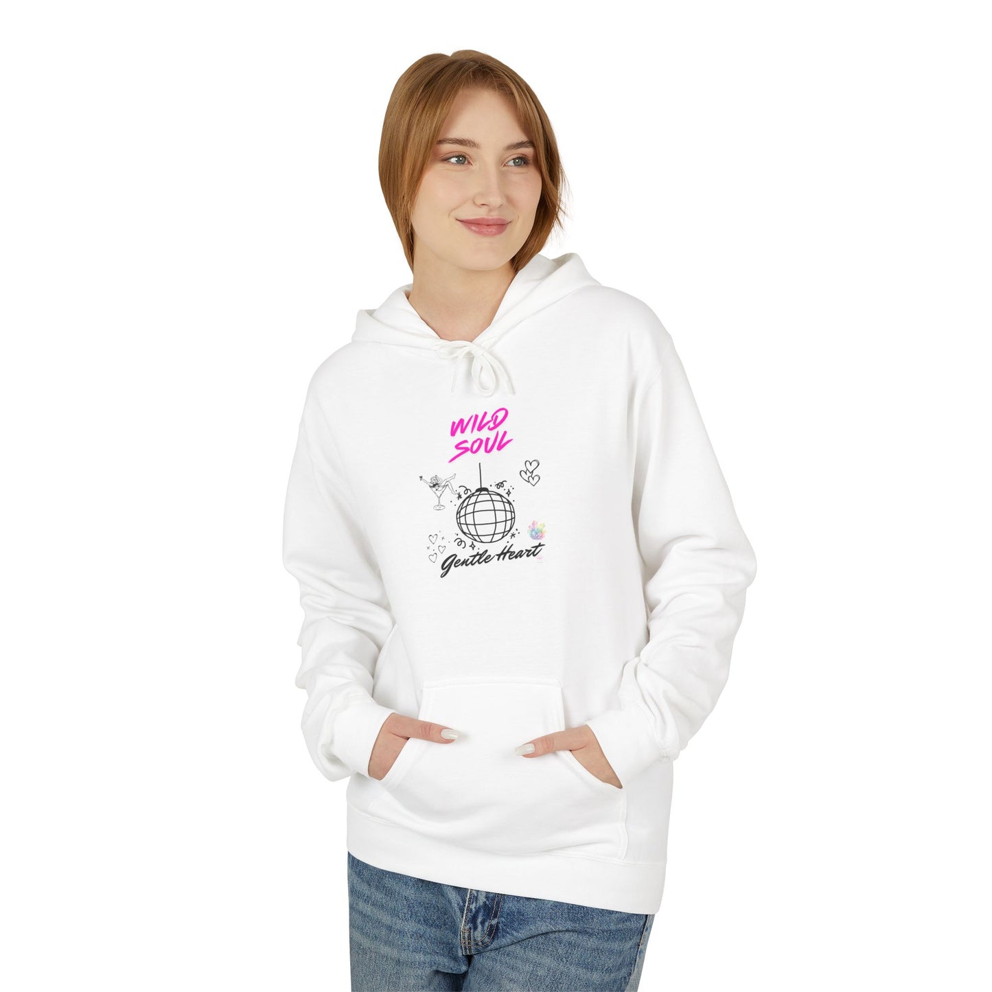 Girls World Floral Guitar Hoodie — "Girls World" Graphic Music Pullover