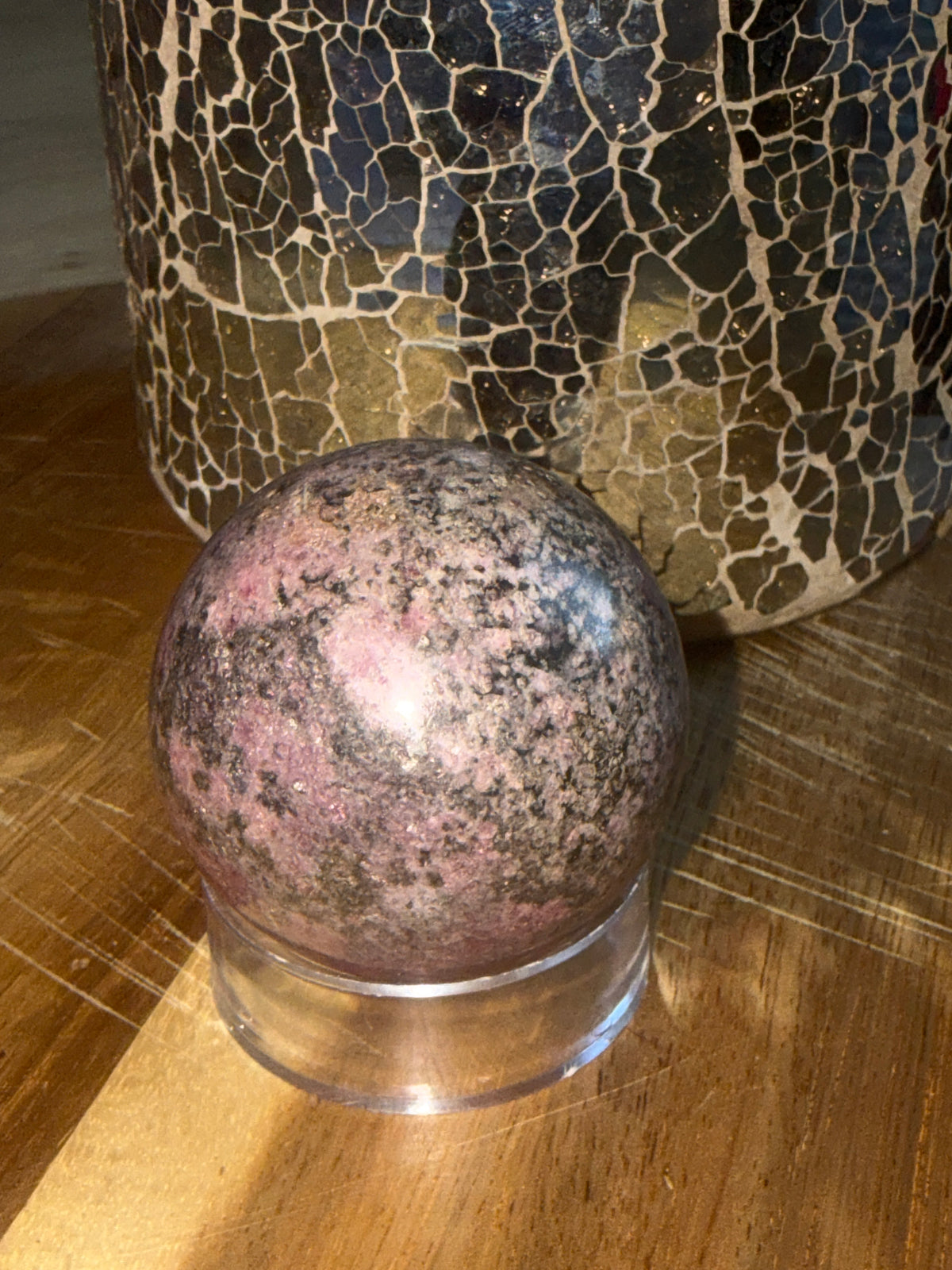 Rhodonite sphere