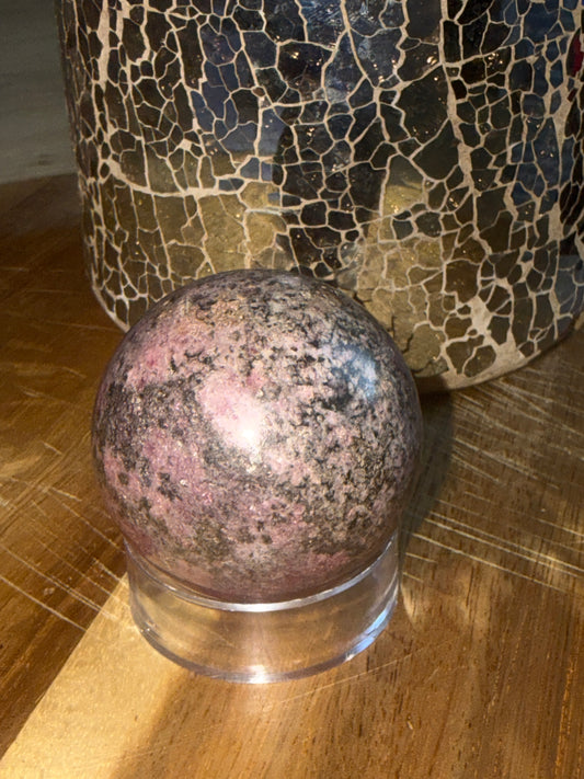 Rhodonite sphere