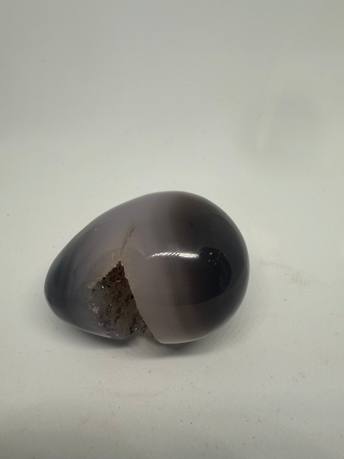 Agate Amethyst Egg