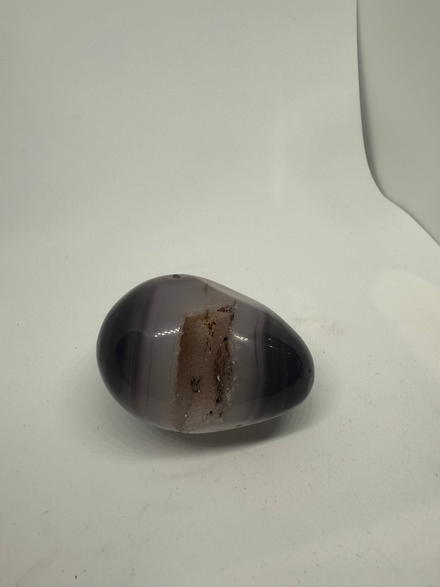 Agate Amethyst Egg
