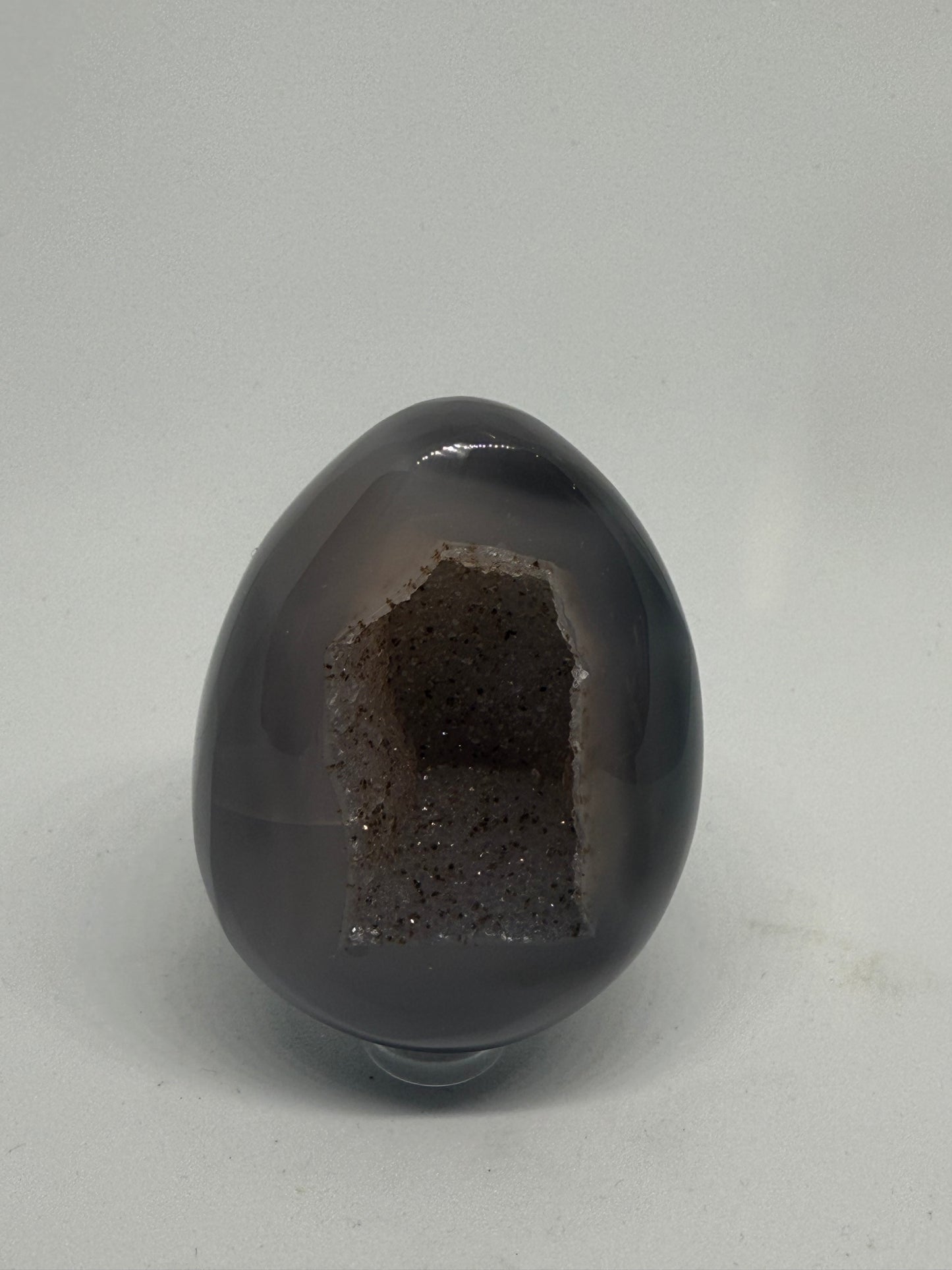 Agate Amethyst Egg