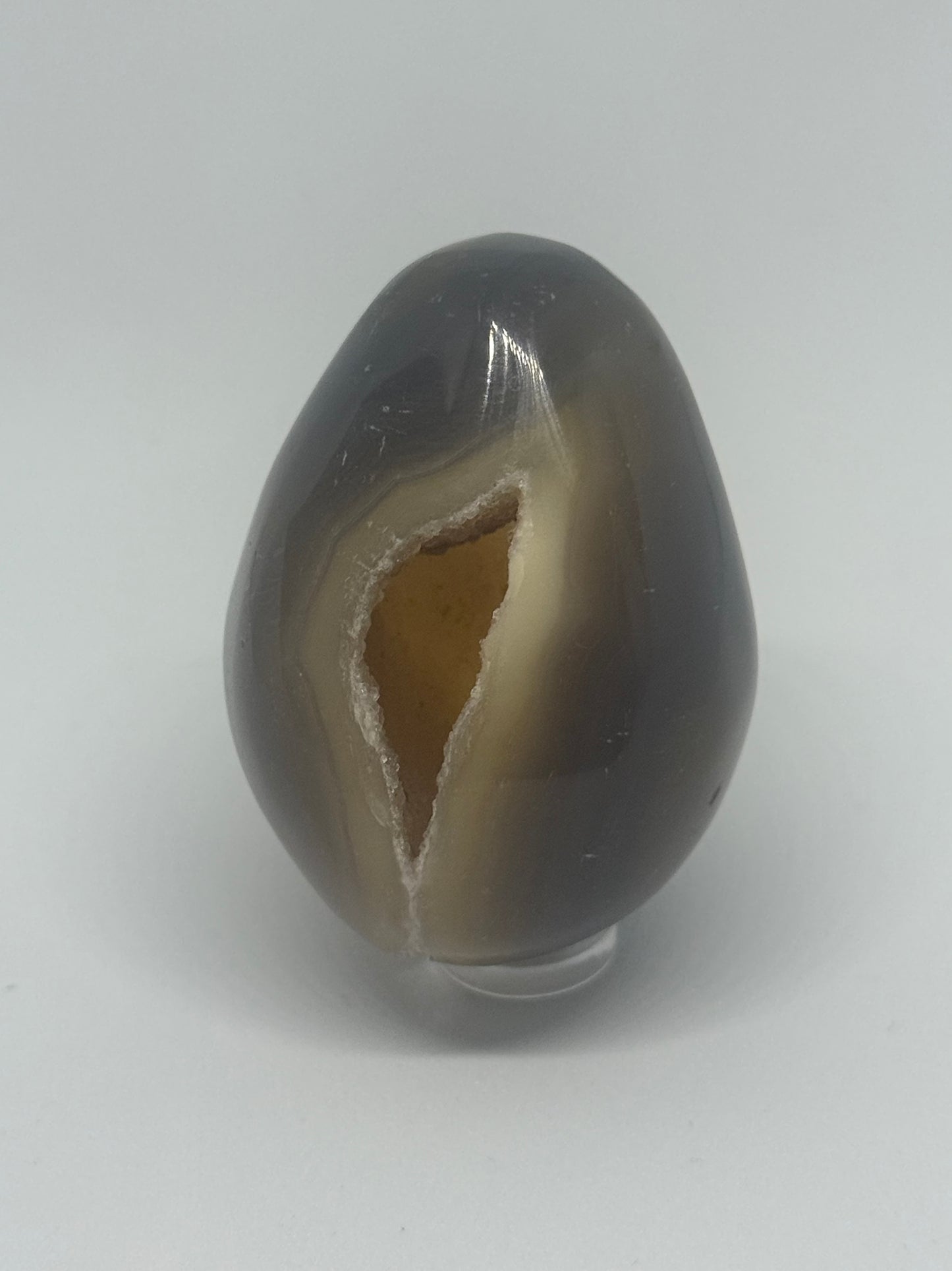 Agate Amethyst Egg