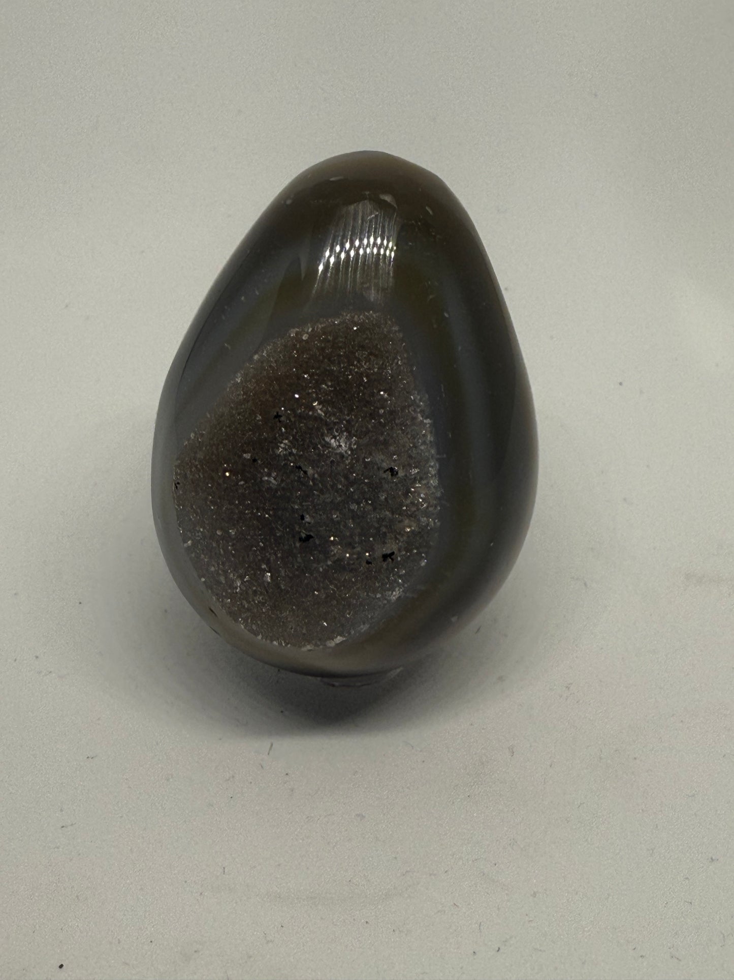 Agate Amethyst Egg