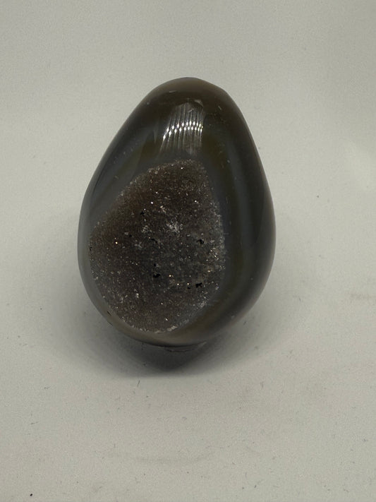 Agate Amethyst Egg
