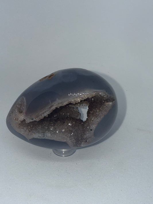 Agate Amethyst Egg