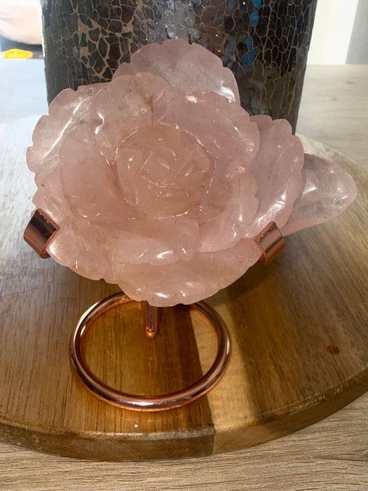 Rose quartz rose