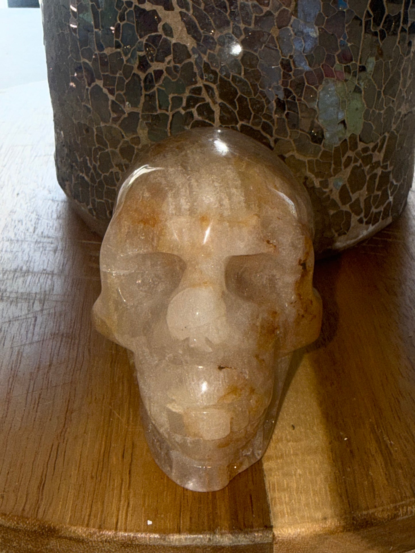 Golden healer skull