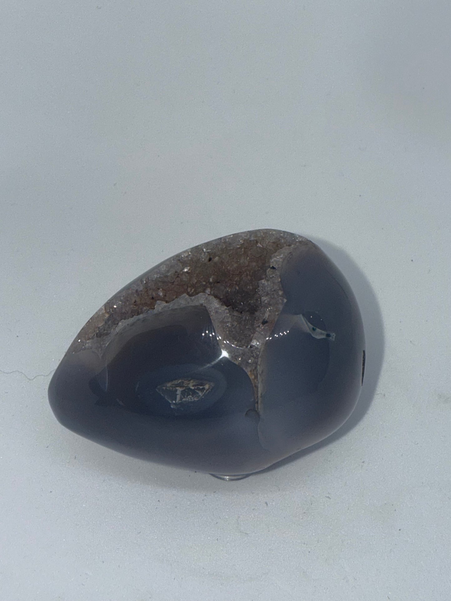 Agate Amethyst Egg