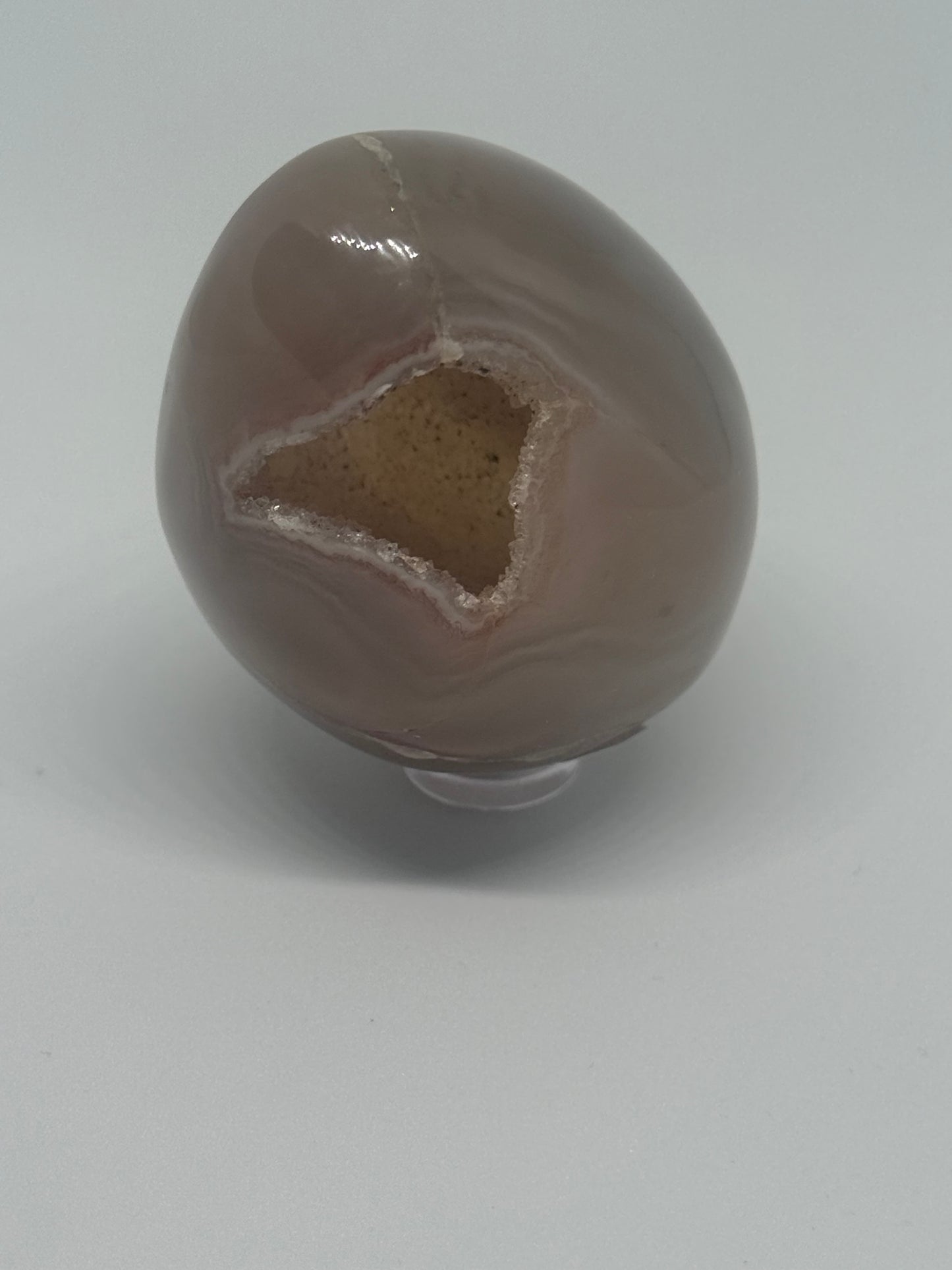Agate Amethyst Egg