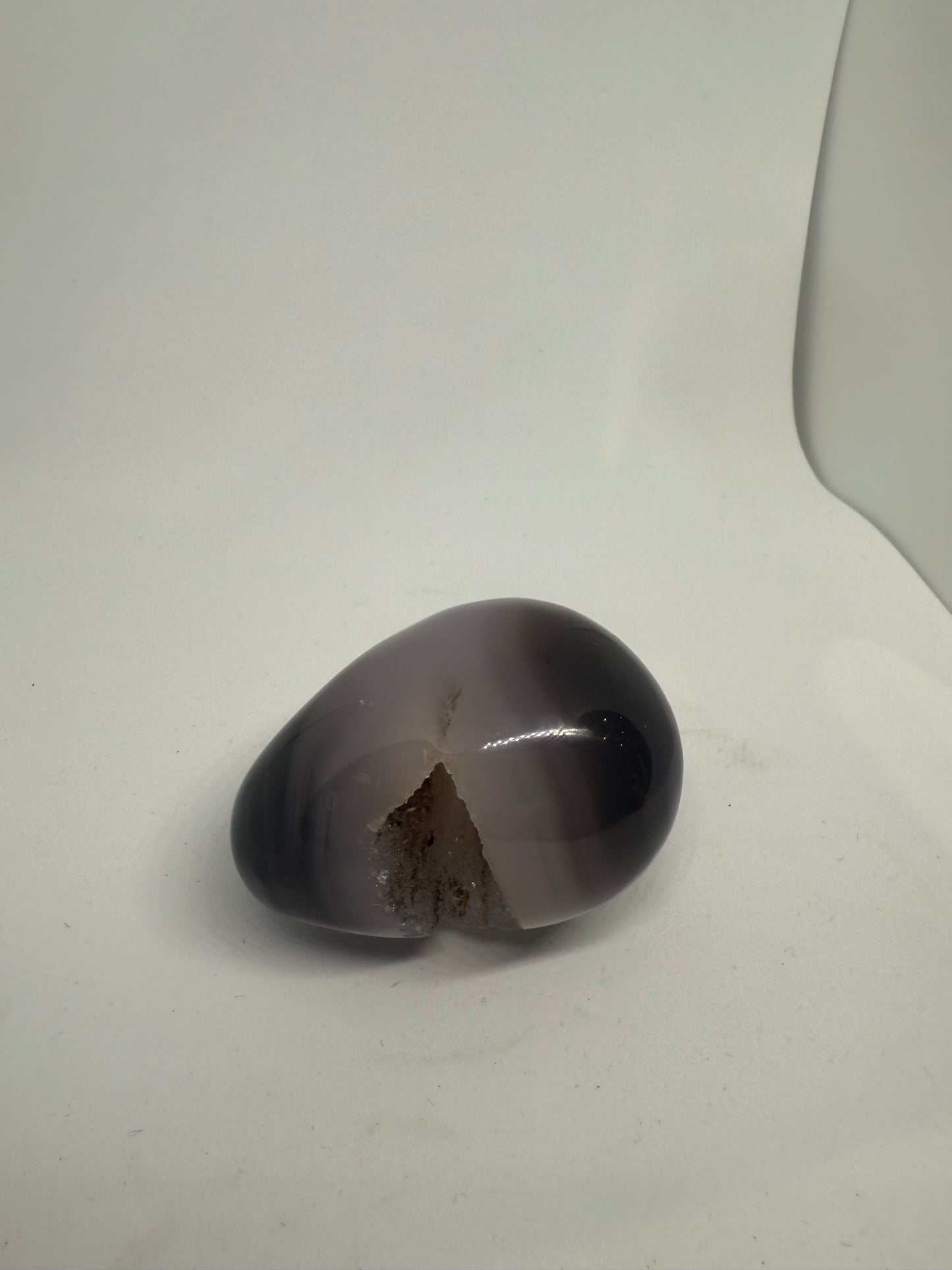 Agate Amethyst Egg
