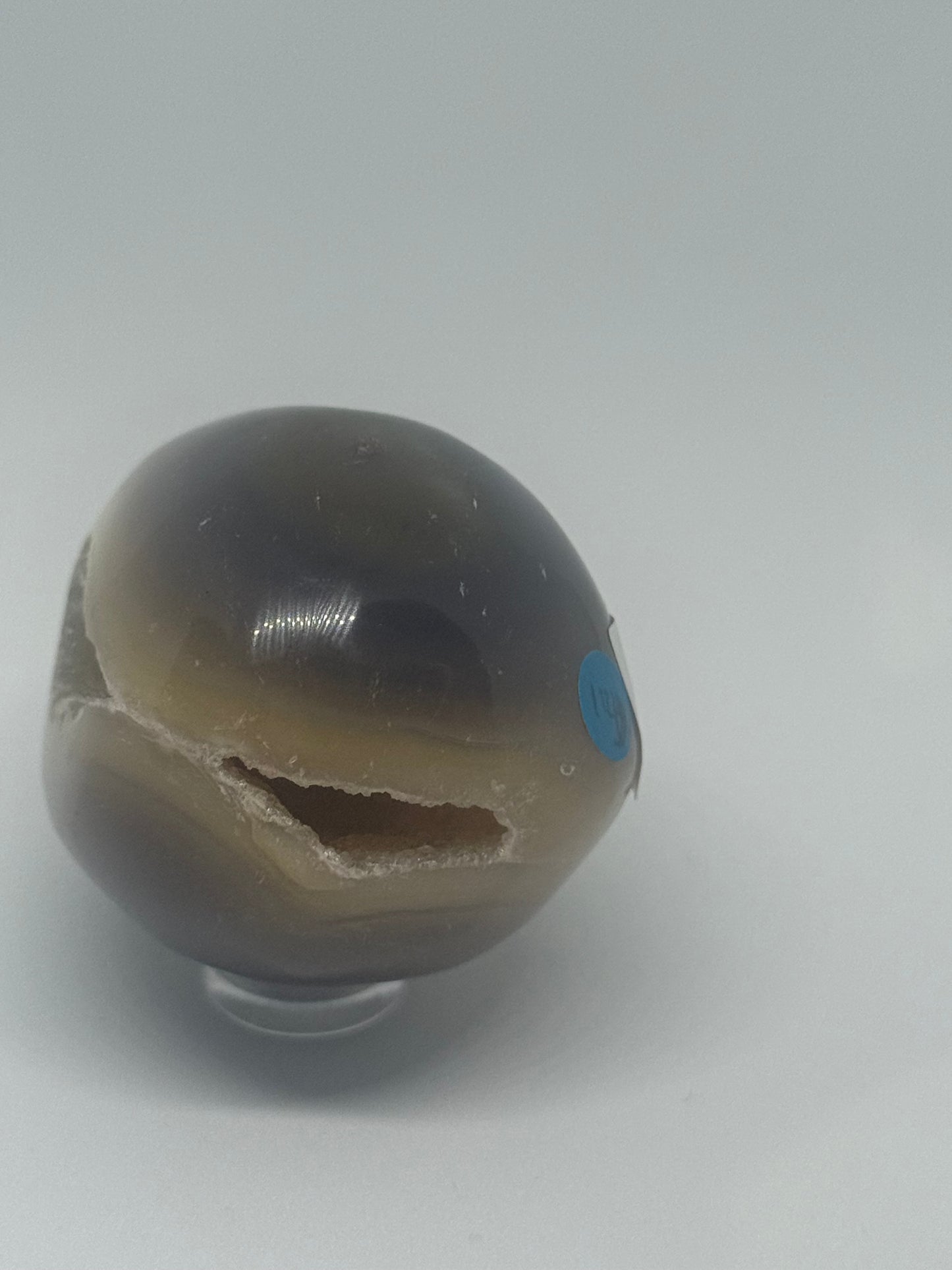 Agate Amethyst Egg
