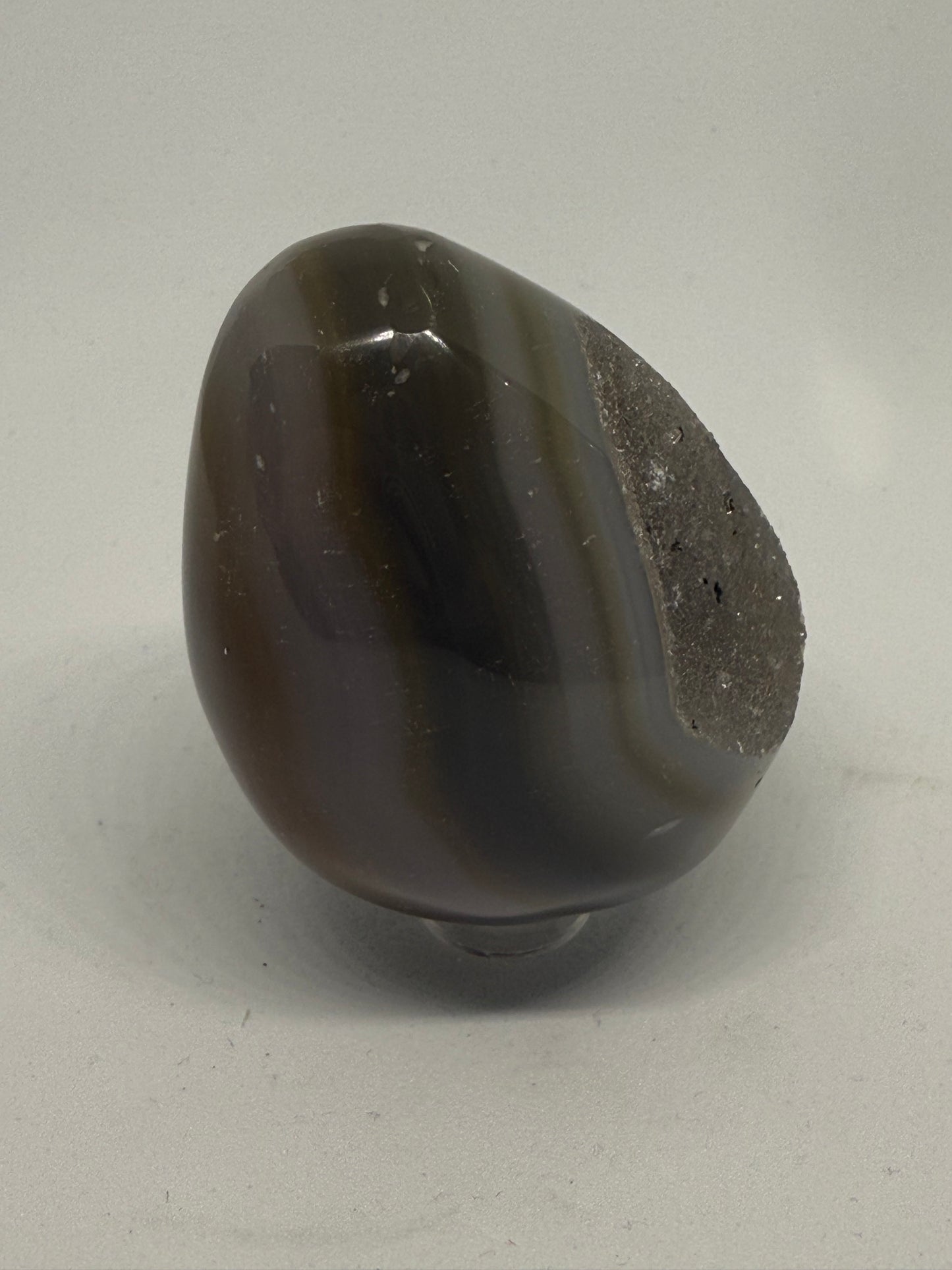 Agate Amethyst Egg